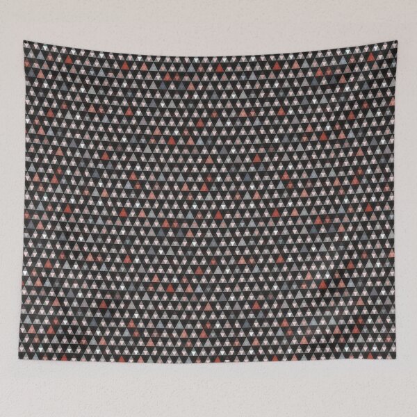 Item preview, Geometric abstraction. Multicolored triangles designed and sold by Natalia Ruzhyna.