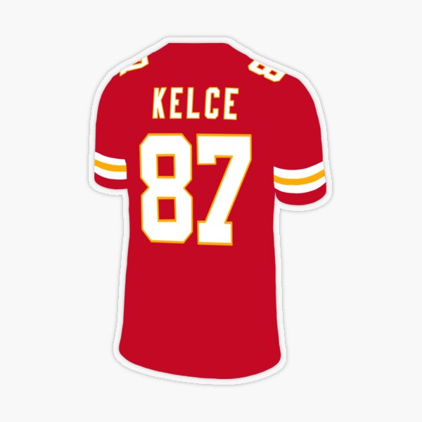 KELCE FOOTBALL JERSEY - #87 CHIEFS ADULT MEDIUM NEW!