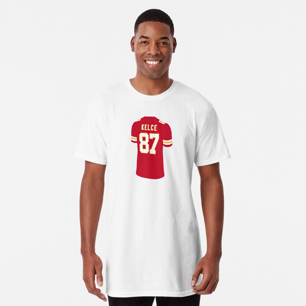 johnnystackart Travis Kelce Jersey Shirt Sticker