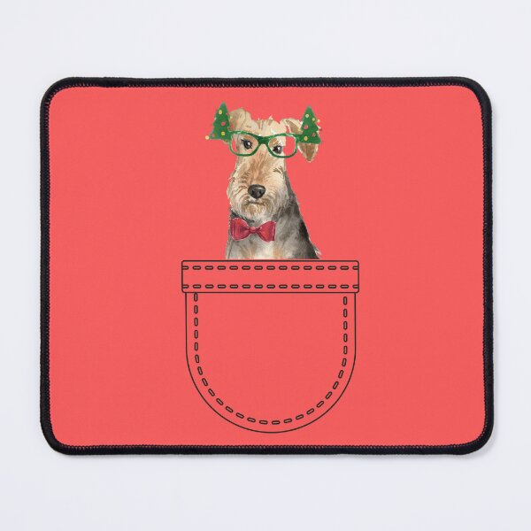 Item preview, Welsh Terrier Christmas Dog designed and sold by beastieboutique.