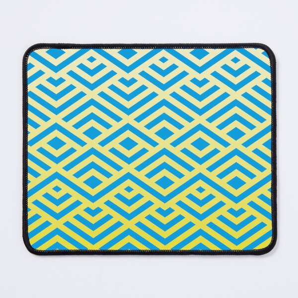 Item preview, pattern ayava blue and yellow designed and sold by ayava.