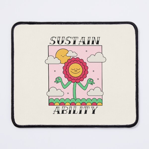 Item preview, Sustainability Happy And Self-Confident Flower Smiling designed and sold by pixelplaza.