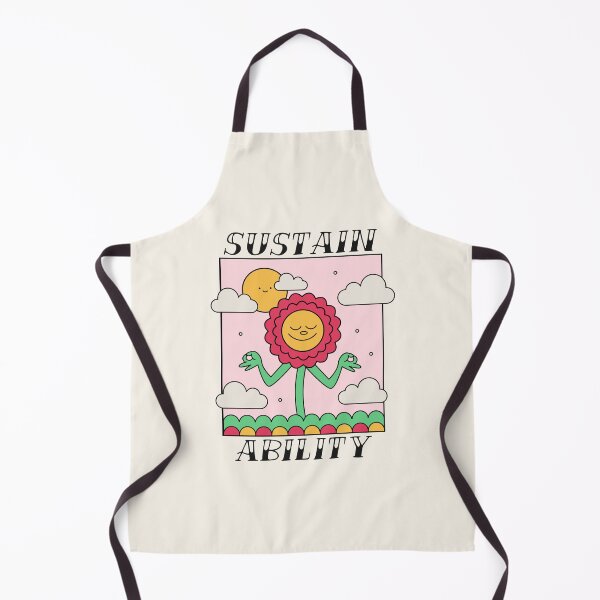 Item preview, Sustainability Happy And Self-Confident Flower Smiling designed and sold by pixelplaza.