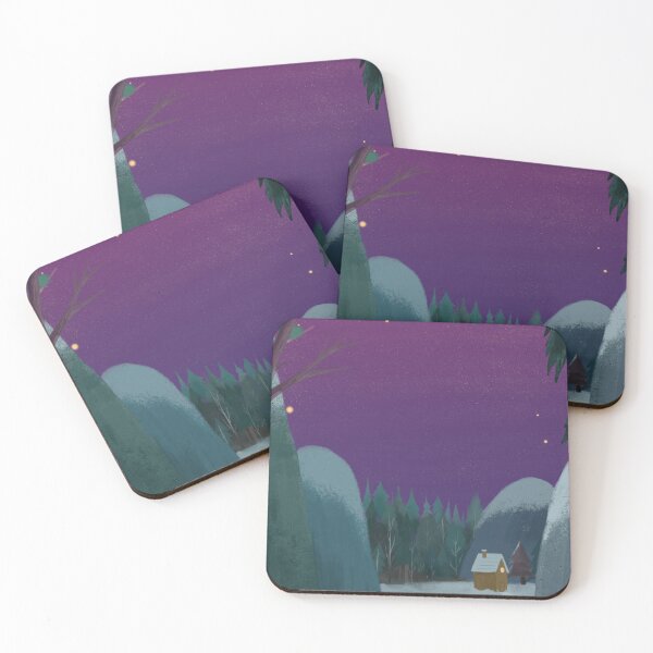 Item preview, Starry night in the forest  designed and sold by SkyisBright.