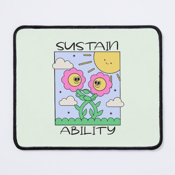 Item preview, Sustainability Happy Flowers Hugging And Smiling designed and sold by pixelplaza.
