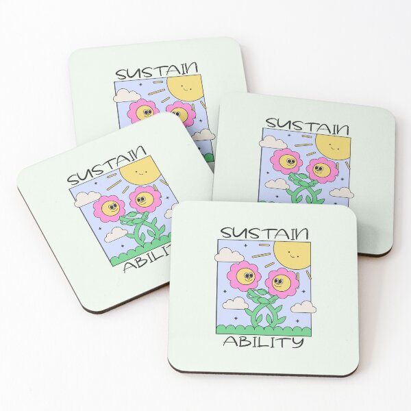 Item preview, Sustainability Happy Flowers Hugging And Smiling designed and sold by pixelplaza.