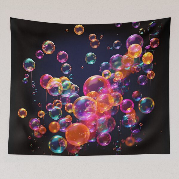 Item preview, Eat My Bubbles, Cute Colorful Bubbles designed and sold by whiteraven-shop.