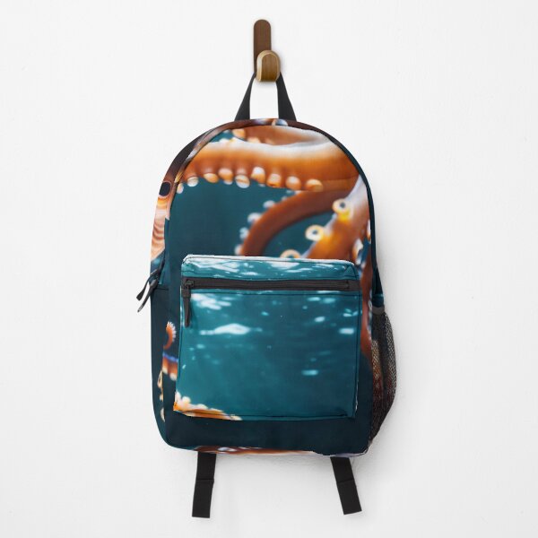 Item preview, Squid underwater with octopuses and sun rays designed and sold by Robinson-Icious.