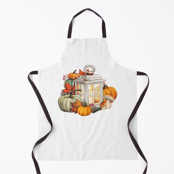 Item preview, Watercolor Candle Lantern with Autumn Decorations designed and sold by JAG2B.