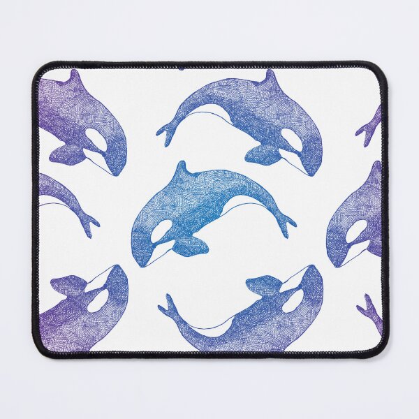 Item preview, Dancing orca in blue and purple  designed and sold by AlbinoSnowman.