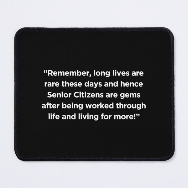 Item preview, International Day of Older Persons Quote designed and sold by adelferhat.