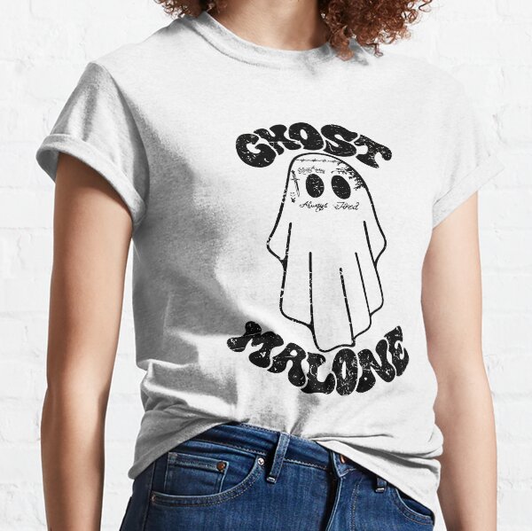 Mois effrayant Halloween effrayant Automne Fantôme Post Malone Saison T-shirt classique