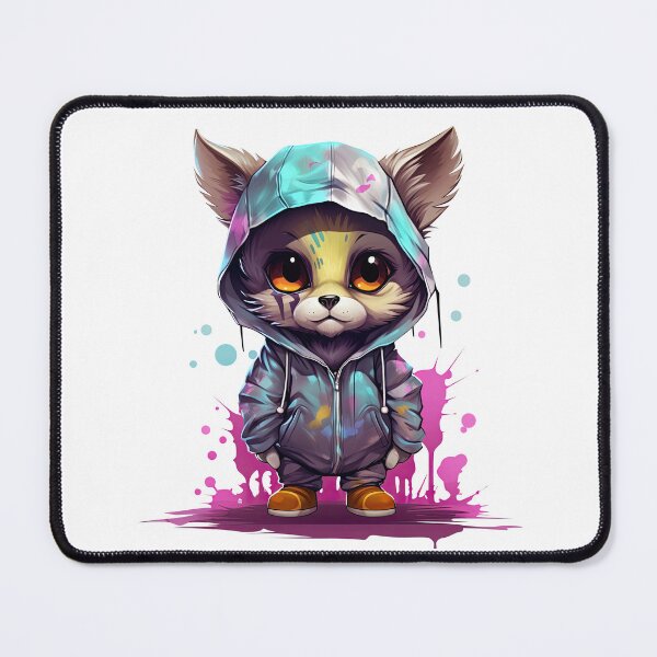 Item preview, Graffiti Style Hooded Cat designed and sold by eyestetix.