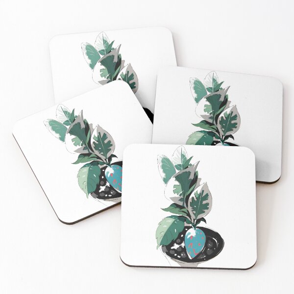 Item preview, Ficus Elastica Tineke Sticker designed and sold by AroidIsland.