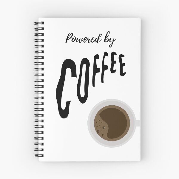 Item preview, Powered by coffee designed and sold by Mirth and Magic.