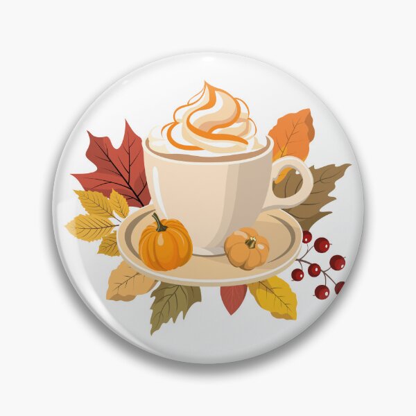 Item preview, Autumn pumpkin spice latte Hot drink designed and sold by JAG2B.