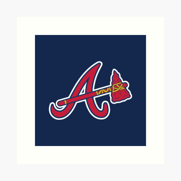 Ian Atlanta Braves Hat, an art print by REENO Studios