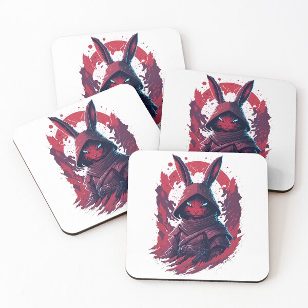 Item preview, Rabbit warrior, rabbit red fire, rabbit samurai designed and sold by GreyStanzione1.
