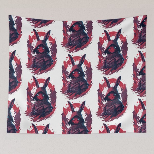 Item preview, Rabbit warrior, rabbit red fire, rabbit samurai designed and sold by GreyStanzione1.