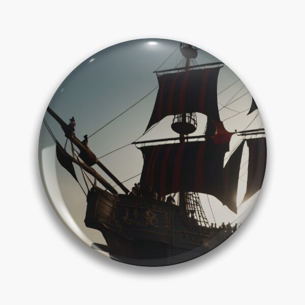 Item preview, Pirate ship at sea designed and sold by Robinson-Icious.