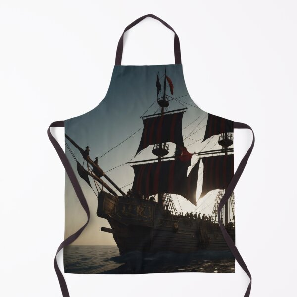 Item preview, Pirate ship at sea designed and sold by Robinson-Icious.