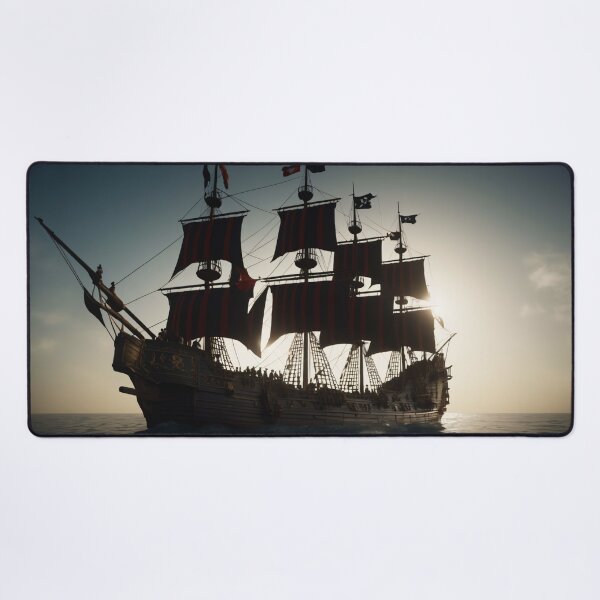 Item preview, Pirate ship at sea designed and sold by Robinson-Icious.