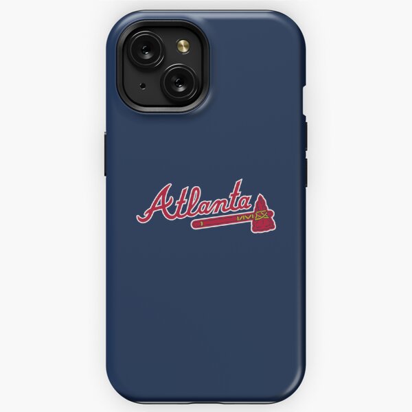 Walnut Wood Atlanta Braves iPhone 13 Case - MagSafe® Compatible