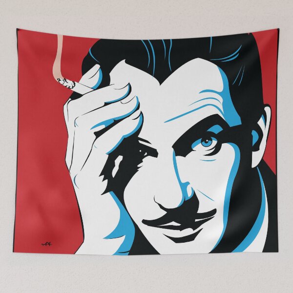 Item preview, Smoking Vincent (Red and Blue) designed and sold by aforestinorange.