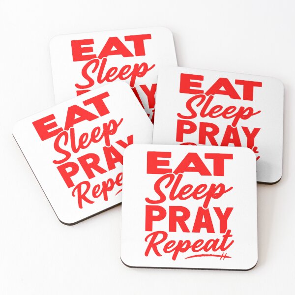 Item preview, Eat Sleep Pray Repeat designed and sold by plushism.