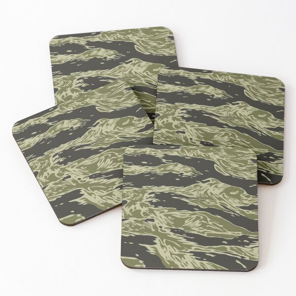 Item preview, Green Tiger Strip Camouflage Pattern designed and sold by camostore23.