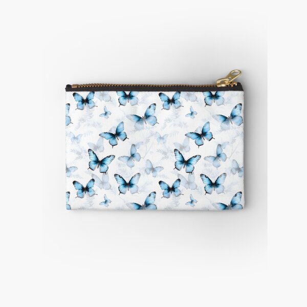 Item preview, Baby Blue & White Butterfly Composite Overlay Pattern #4 designed and sold by ARTficiallyAnon.
