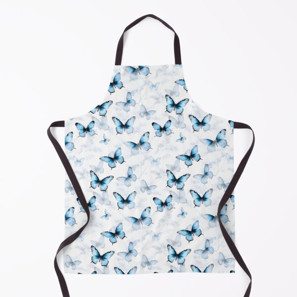Aperçu de l'œuvre Modèle de superposition composite papillon bleu bébé et blanc #4 créée et vendue par ARTficiallyAnon.