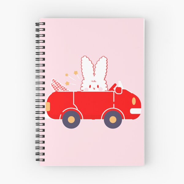 Item preview, Cute Strawberry Bunny - Rabbit Driving a Car  designed and sold by StudioKitti.