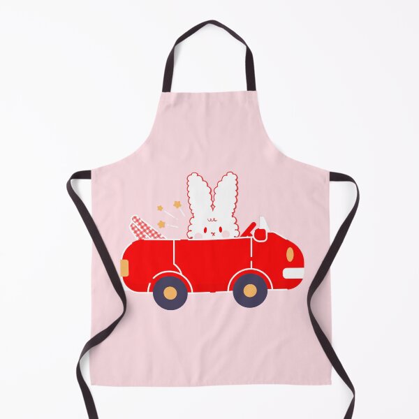 Item preview, Cute Strawberry Bunny - Rabbit Driving a Car designed and sold by KittyStrand.