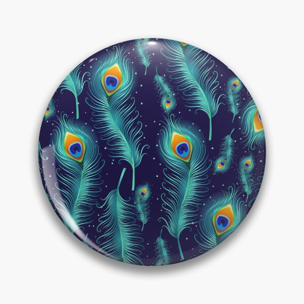 Item preview, Decorative Peacock Feather Pattern designed and sold by solrevolver.