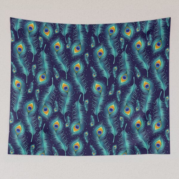 Item preview, Decorative Peacock Feather Pattern designed and sold by solrevolver.