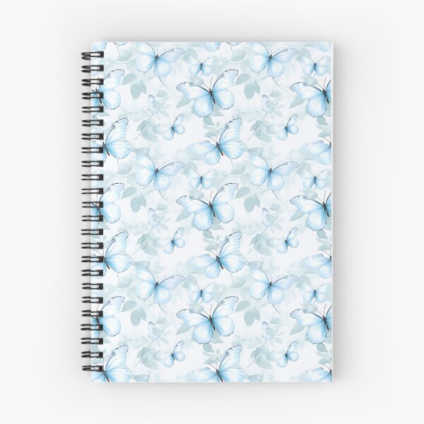 Item preview, Baby Blue & White Butterfly Composite Overlay Pattern #5 designed and sold by ARTficiallyAnon.