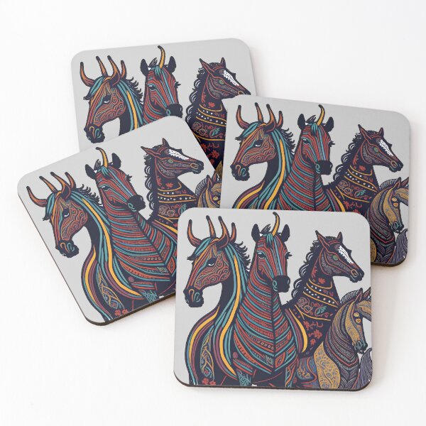 Item preview, Mexican Folk art style - Wild animals-003 designed and sold by PornDesigns.