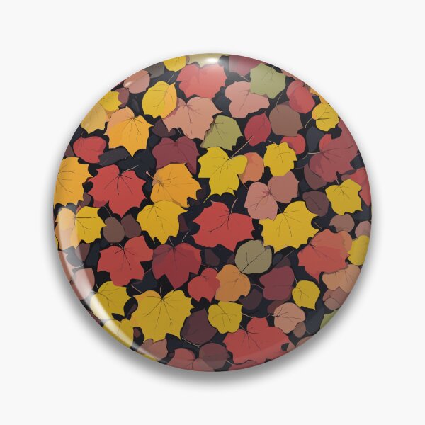 Item preview, Fall Season Falling Leaves Pattern on Black designed and sold by GraphicsClub.
