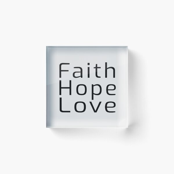 Item preview, Faith Hope Love bible verse | 1 Cor 13:13 | 1 Corinthians 13:13 designed and sold by Faith at Work.