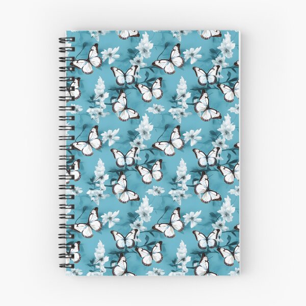 Item preview, Baby Blue & White Butterfly Composite Overlay Pattern #6 designed and sold by ARTficiallyAnon.