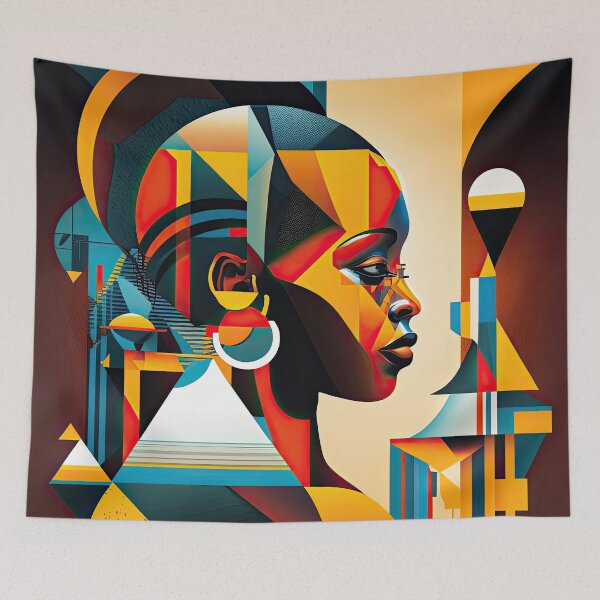Item preview, African Style Bauhaus Design designed and sold by ArtificialGenes.