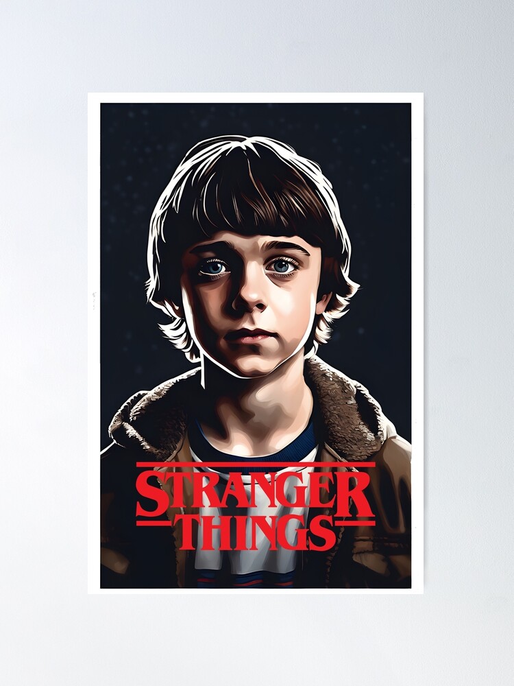 alguém viu o will?  Stranger things poster, Stranger things