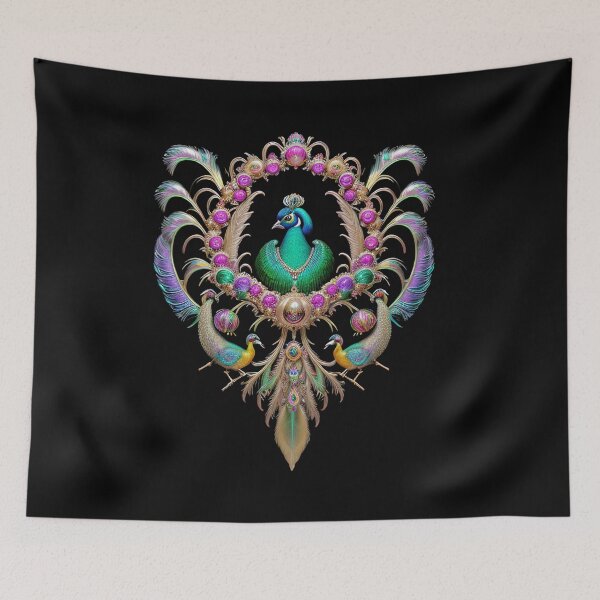 Item preview, Art Nouveau  Peacock antique Vintage Art Alphonse Mucha designed and sold by artelligens.