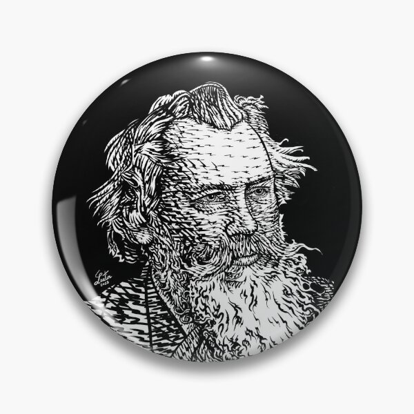 Item preview, JOHANNES BRAHMS ink portrait .2 designed and sold by lautir.