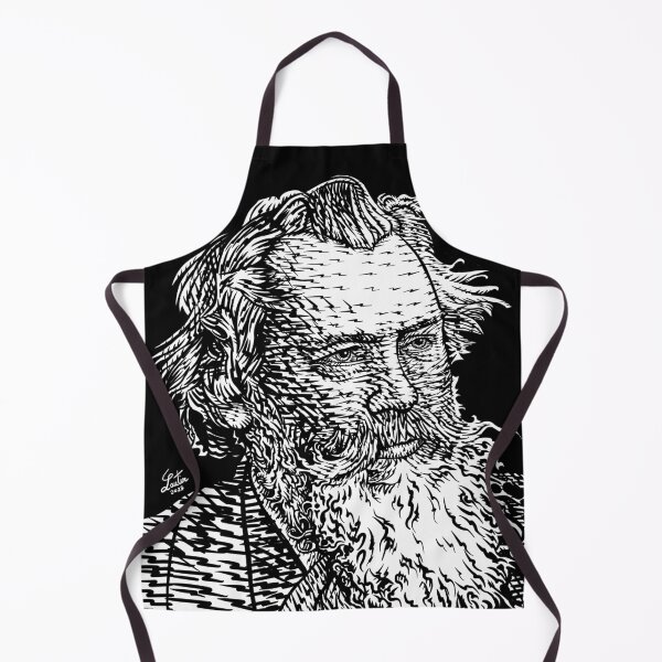 Item preview, JOHANNES BRAHMS ink portrait .2 designed and sold by lautir.