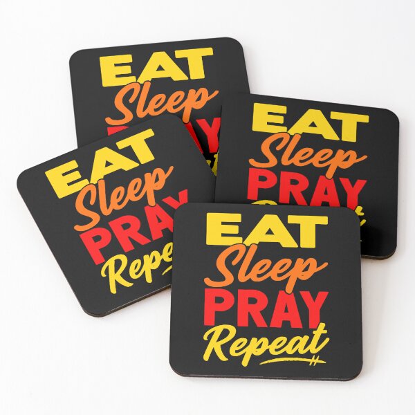 Item preview, Eat Sleep Pray Repeat designed and sold by plushism.
