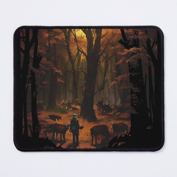 Item preview, Ciervos del bosque otoñal: aventura de senderismo designed and sold by HideTheInsanity.