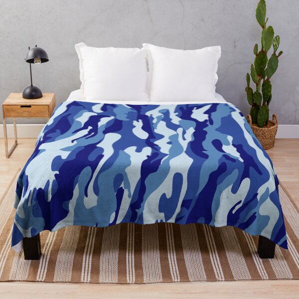 Item preview, Navy Blue Camouflage Pattern designed and sold by camostore23.