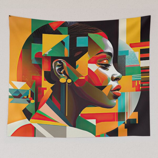 Item preview, African Style Bauhaus Design designed and sold by ArtificialGenes.
